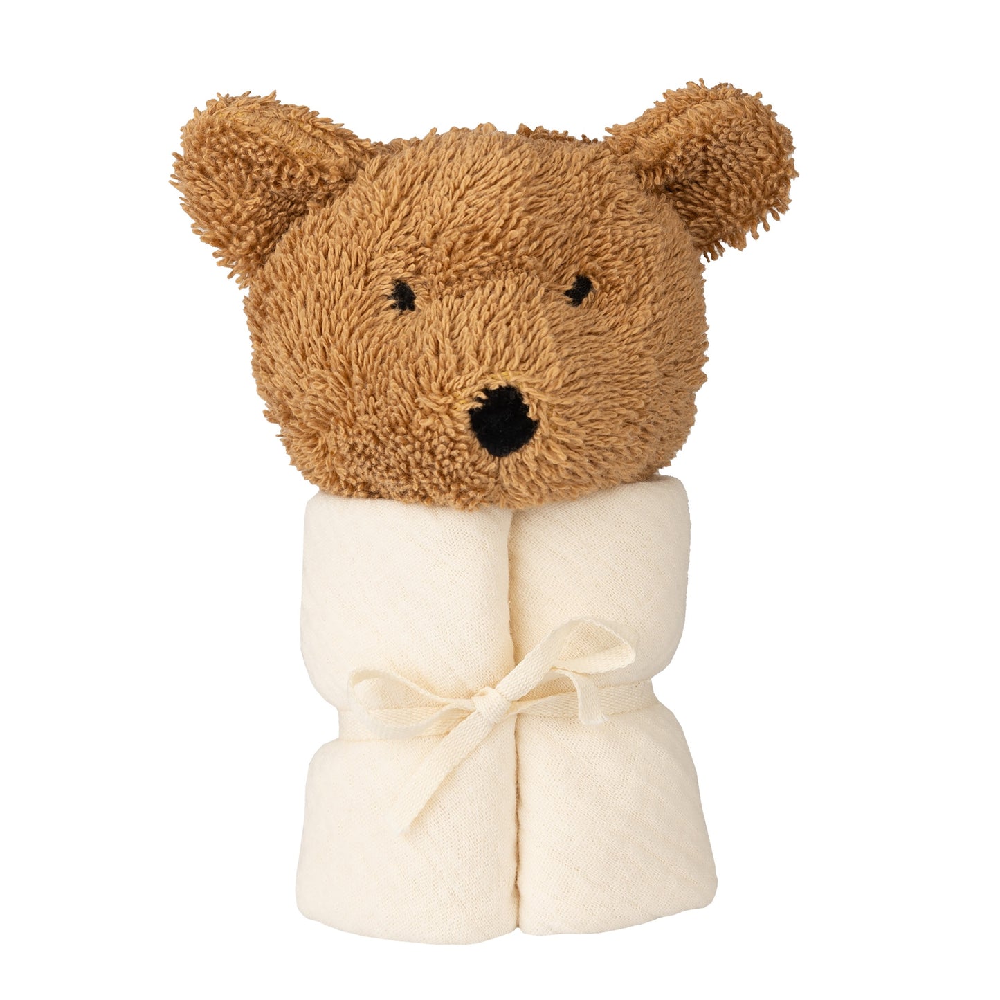 Muslīna sedziņa lācis Alma, Muslin Comforter Soft Teddy, Wooly Organic, T-912-T-117