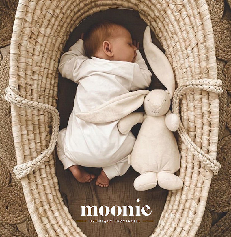 Moonie zaķis Organic Humming Bunny, Silver