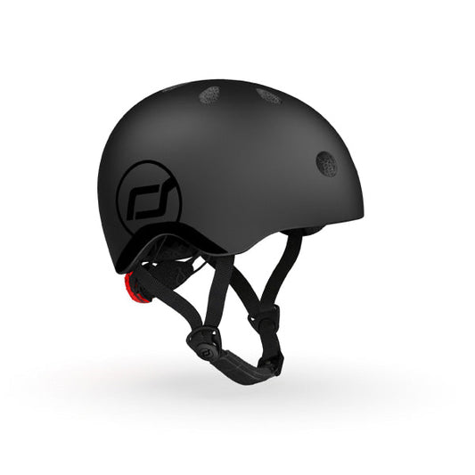 Bērnu ķivere melna, Black, Scoot and Ride, S-M