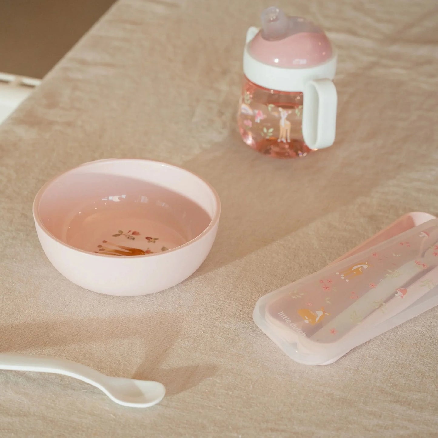 Bērnu barošanas karotītes, Feeding Spoons Fairy Garden, Little Dutch