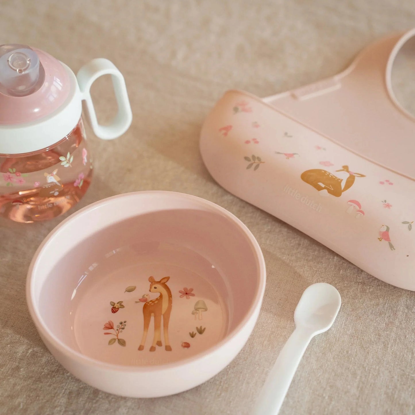 Bērnu barošanas karotītes, Feeding Spoons Fairy Garden, Little Dutch
