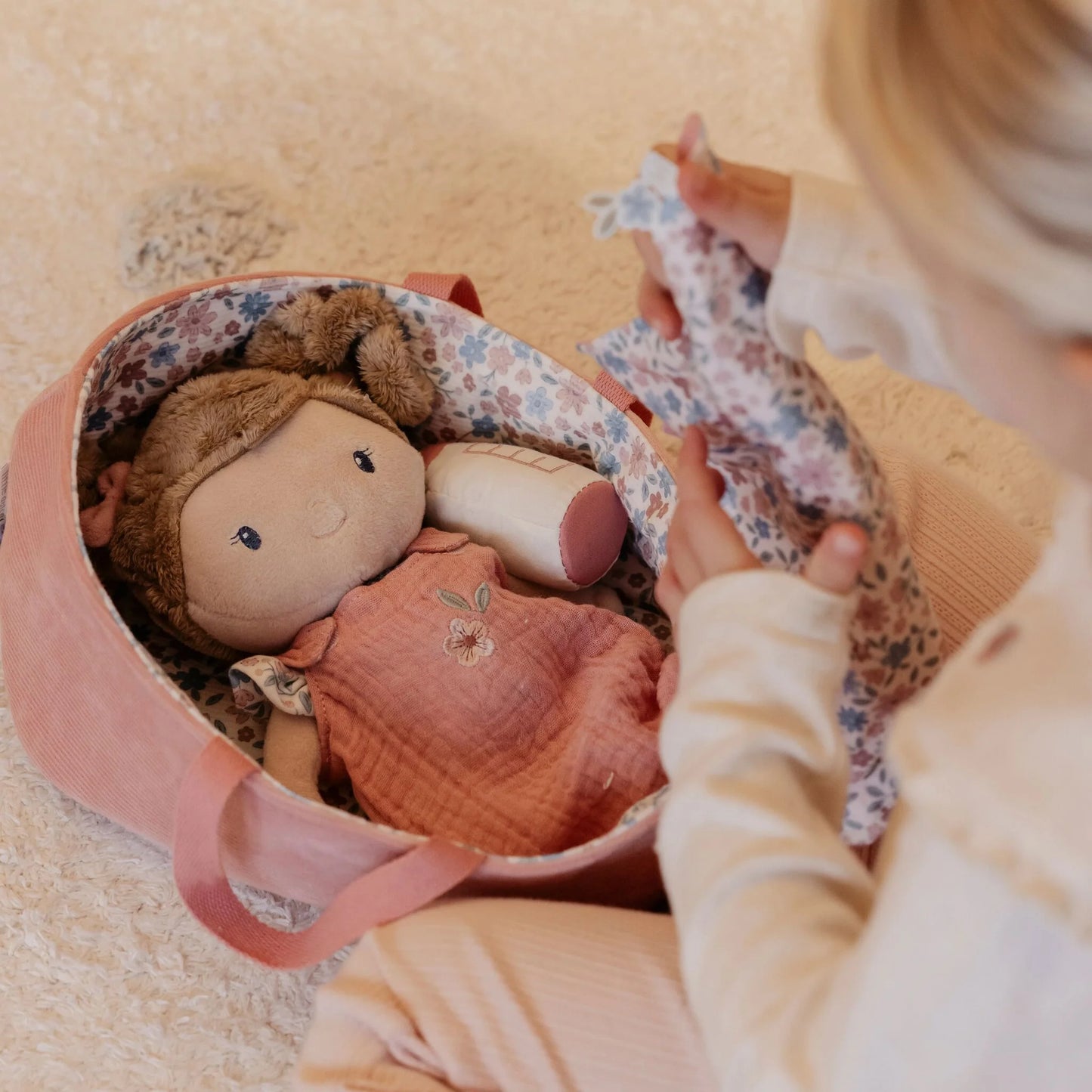 Lelle - Leļļu mazulis, Baby Doll Rosa 35cm, Little Dutch