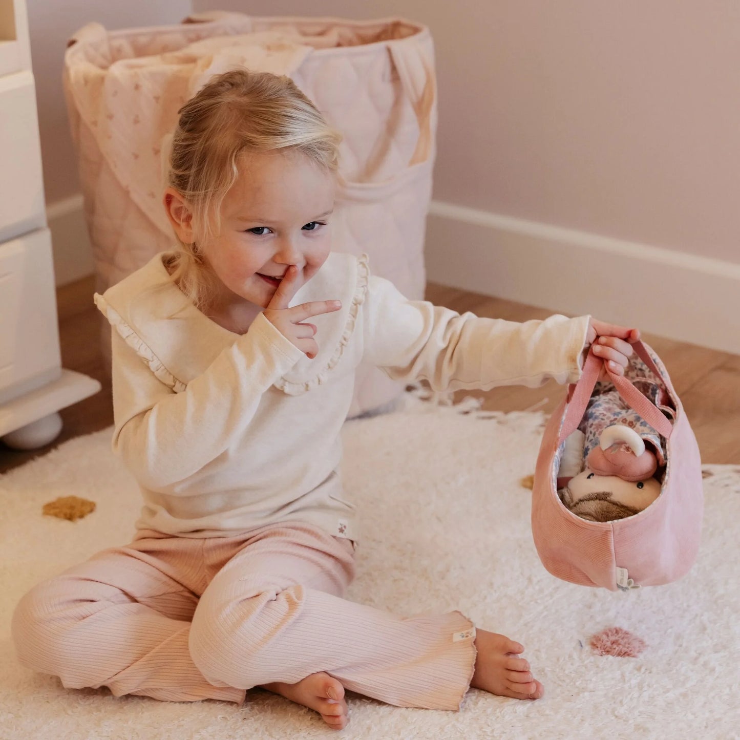 Lelle - Leļļu mazulis, Baby Doll Rosa 35cm, Little Dutch