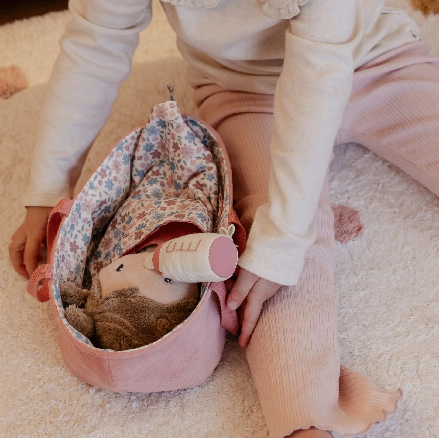 Lelle - Leļļu mazulis, Baby Doll Rosa 35cm, Little Dutch