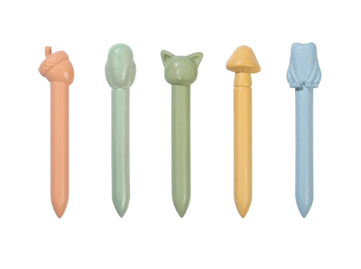Krītiņi Forest Friends, Wax Crayons, Little Dutch, LD126367