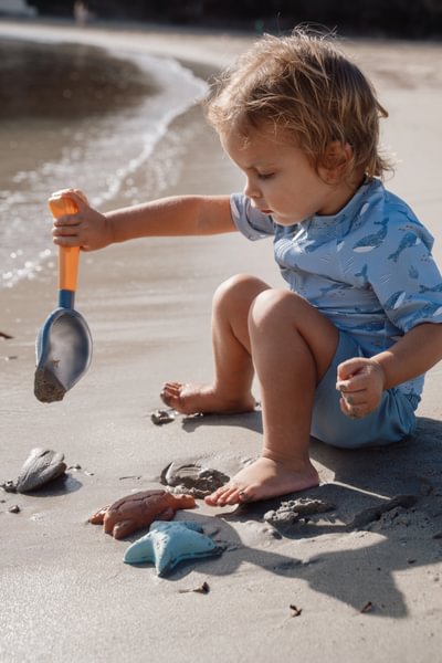 Pludmales smilšu rotaļlietas Ocean World, Beach Toys, Little Dutch, LD2016357, rocketbaby.lv
