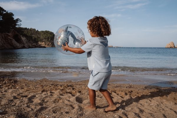 3D Pludmales bumba Ocean World Blue, Beach Ball, Little Dutch, ld2016389, rocketbaby.lv