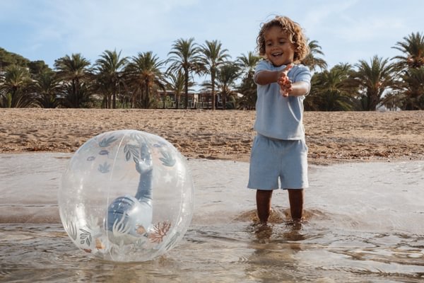 3D Pludmales bumba Ocean World Blue, Beach Ball, Little Dutch, ld2016389, rocketbaby.lv