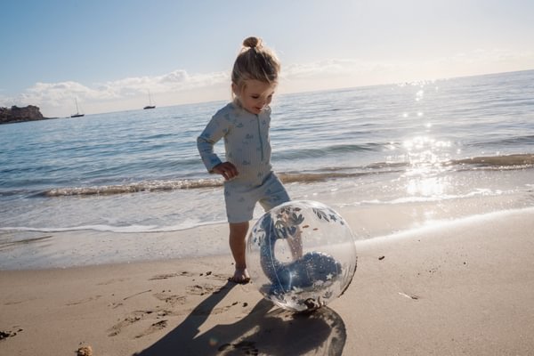 3D Pludmales bumba Ocean World Blue, Beach Ball, Little Dutch, ld2016389, rocketbaby.lv