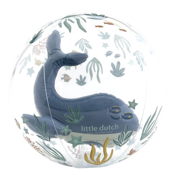 3D Pludmales bumba Ocean World Blue, Beach Ball, Little Dutch, ld2016389, rocketbaby.lv