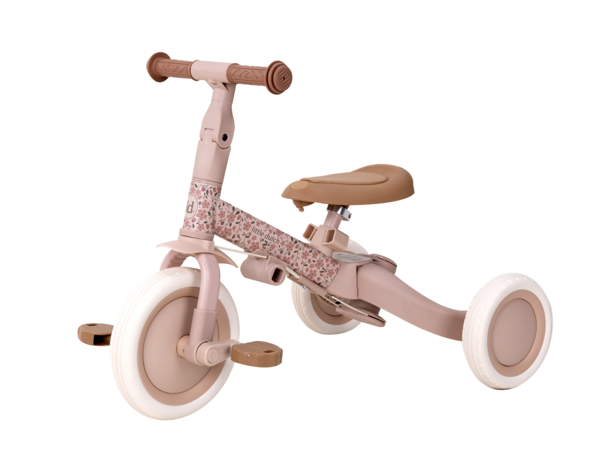 Transformējams trīsritenis, 4 in 1 tricycle, Fairy Floral, Little Dutch, LD6080