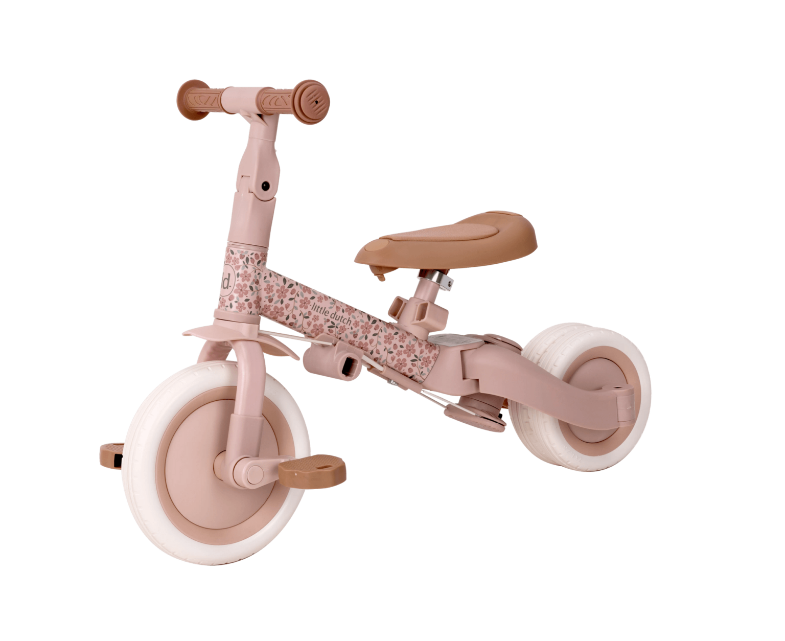 Transformējams trīsritenis, 4 in 1 tricycle, Fairy Floral, Little Dutch, LD6080