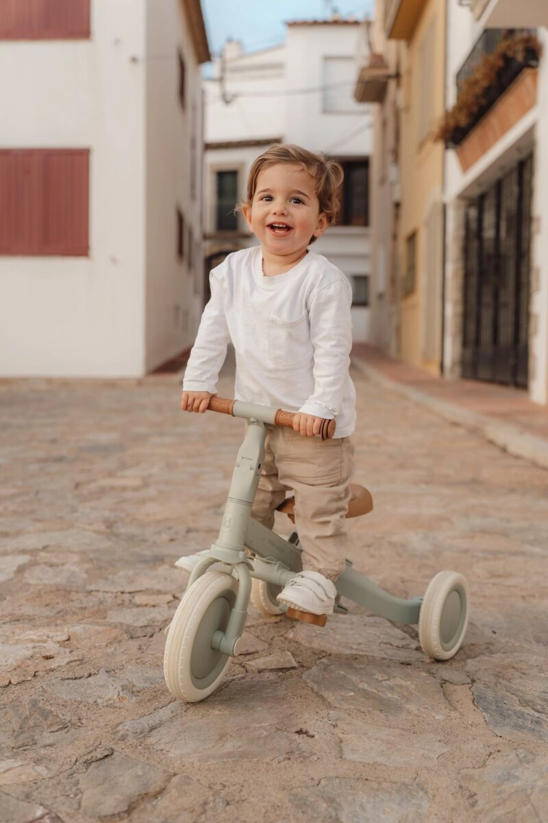 Transformējams trīsritenis, 4 in 1 tricycle, Green, zaļš, Little Dutch, LD6080