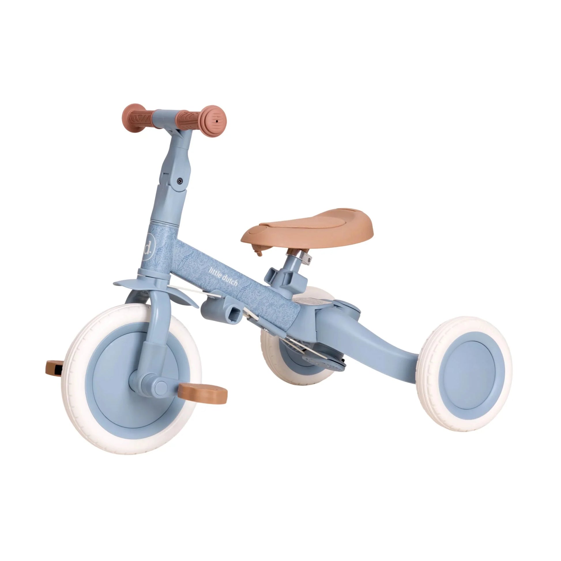 Transformējams trīsritenis, 4 in 1 tricycle, Blue, zils, Little Dutch - pieejams aprīļa vidū
