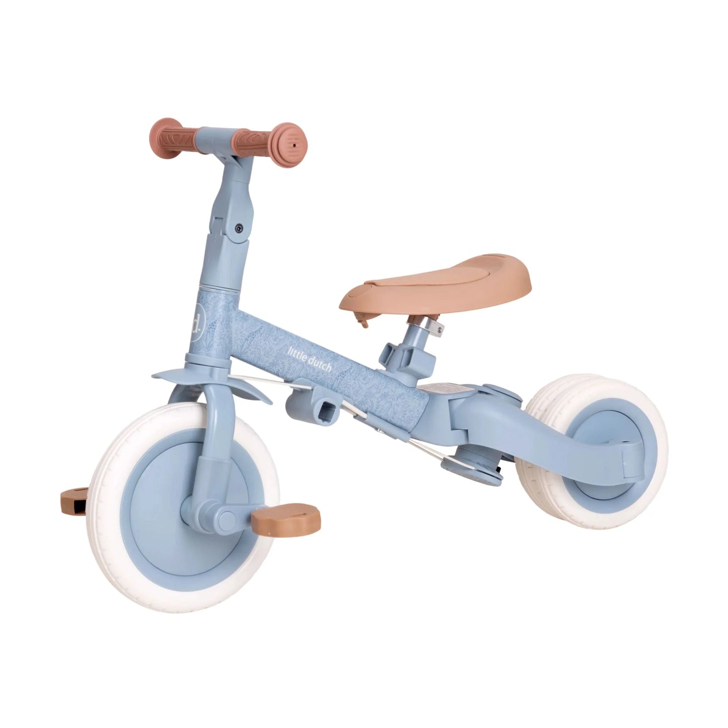 Transformējams trīsritenis, 4 in 1 tricycle, Blue, zils, Little Dutch - pieejams aprīļa vidū
