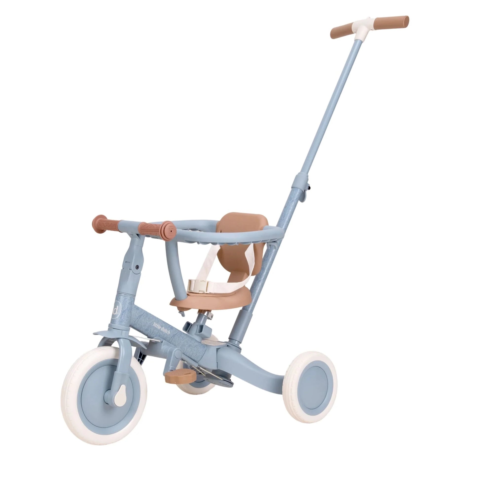 Transformējams trīsritenis, 4 in 1 tricycle, Blue, zils, Little Dutch - pieejams aprīļa vidū