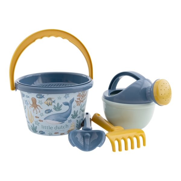 Pludmales rotaļlietu komplekts Ocean World Blue, Beach Set, Little Dutch, LD2016375, rocketbaby.lv
