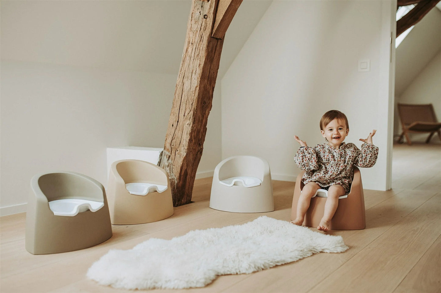 Bērnu podiņš Potty Thyme, zaļš, Quax