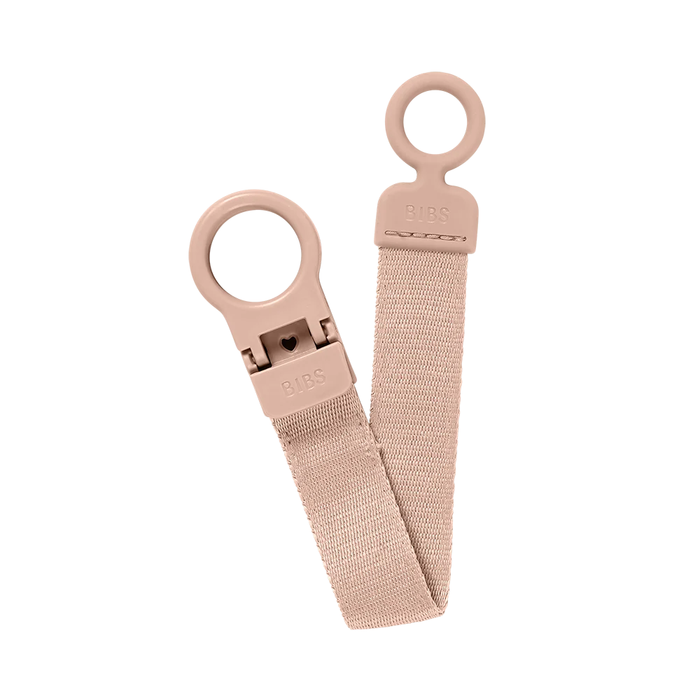 Knupīša turētājs Pacifier Clip Loop - Blush, BIBS, 5713795262281