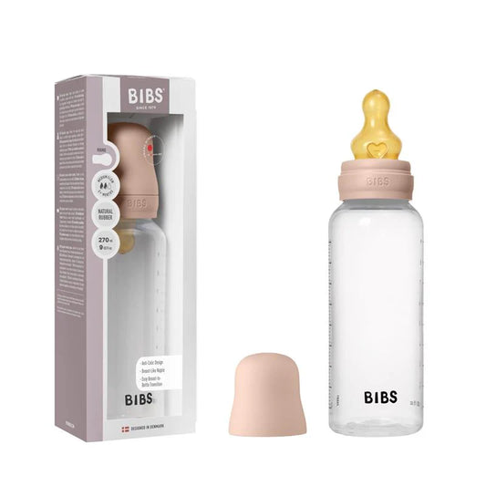 Mazuļu pudelīte, Baby Bottle Plastic, Blush, 270ml, BIBS, 5713795265374