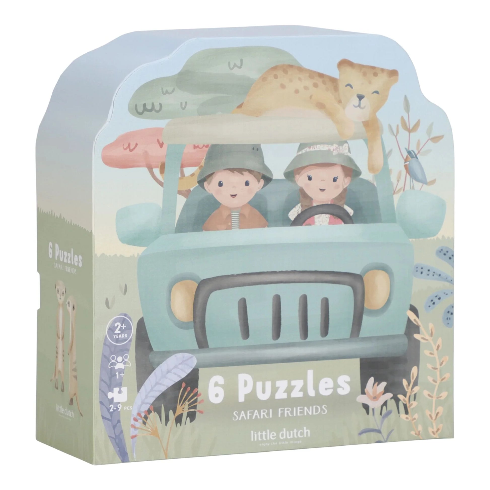 Puzle Safari Friends, Puzzle, Little Dutch