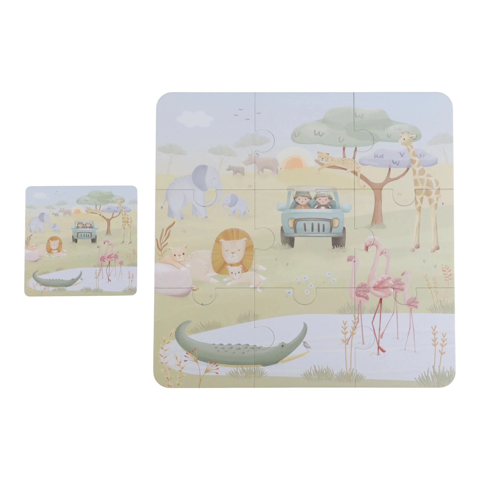 Puzle Safari Friends, Puzzle, Little Dutch
