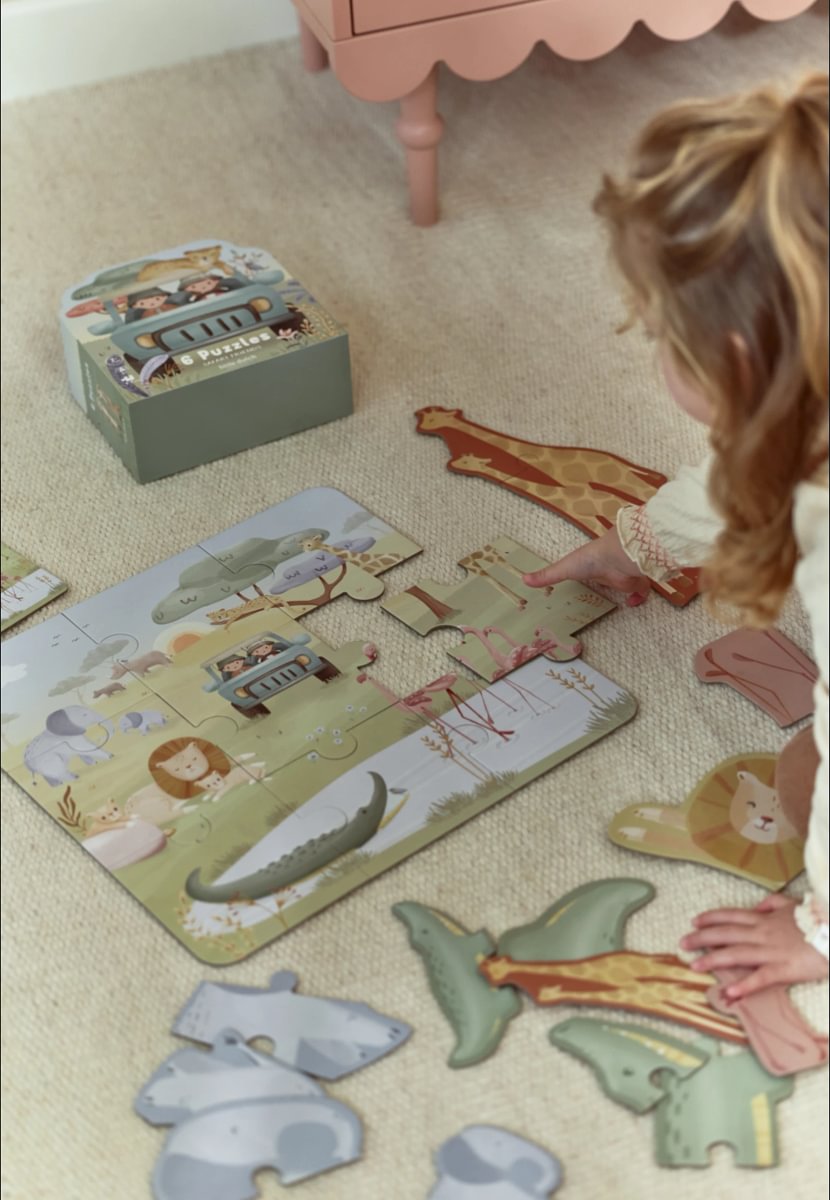 Puzle Safari Friends, Puzzle, Little Dutch