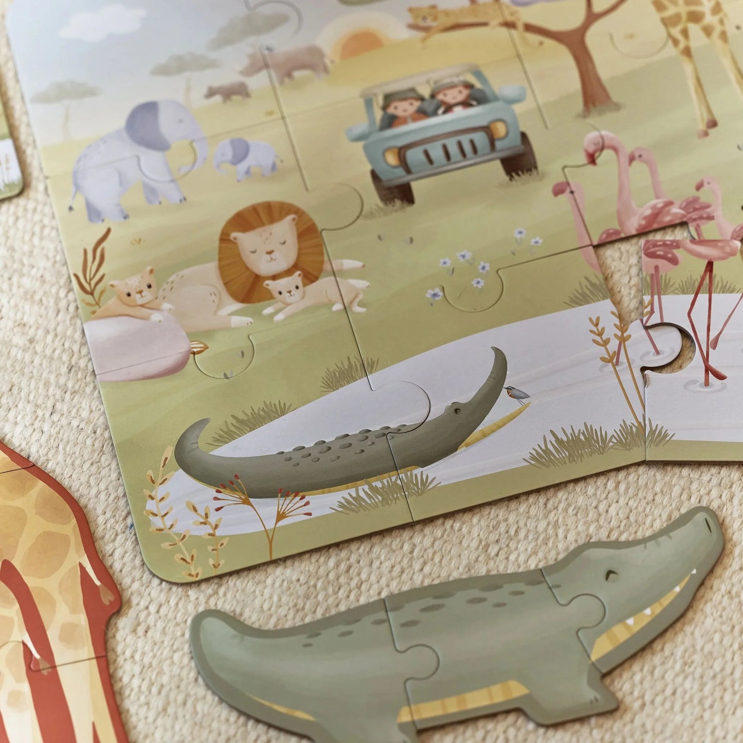 Puzle Safari Friends, Puzzle, Little Dutch