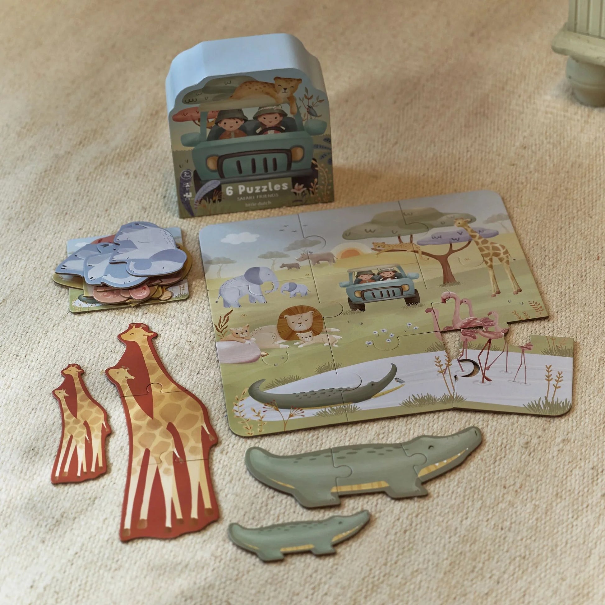 Puzle Safari Friends, Puzzle, Little Dutch