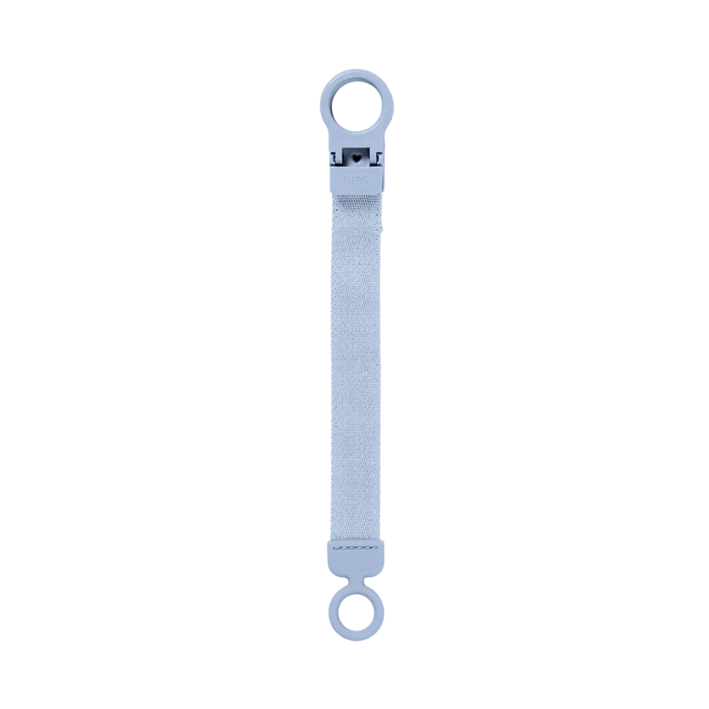 Knupīša turētājs Pacifier Clip Loop - Dusty Blue, BIBS