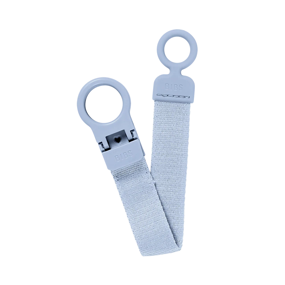 Knupīša turētājs Pacifier Clip Loop - Dusty Blue, BIBS