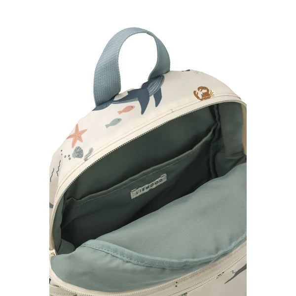 Bērnu mugursoma, Andreas Backpack Sea creature / Sandy, Liewood