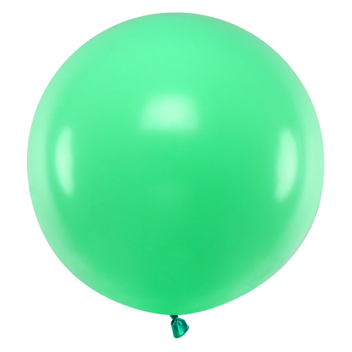 Apaļais balons Round Balloon, Pastel Green, 60cm, OLBOM-003J, Hēlija baloni Liepājā