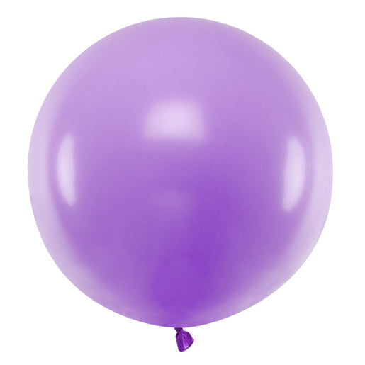 Apaļais balons Round Balloon, Pastel Lavender Blue, 60cm, OLBOM-004, Hēlija baloni Liepājā