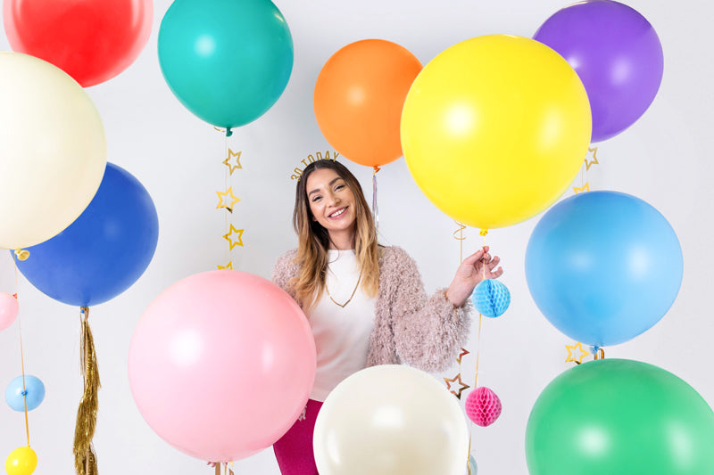 Apaļais balons Round Balloon, Pastel Baby Pink, 60cm, OLBOM-081JApaļais balons Round Balloon, Pastel Baby Pink, 60cm, OLBOM-081J, Hēlija baloni Liepājā