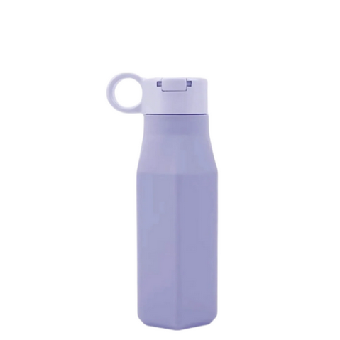 Ūdens pudele Lilac, Silicone Water Bottle, Atelier Keen, 7350151250667