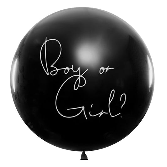 "Gender Reveal" Balons puisītim, ar zilu konfeti, 100cm, BG36-2-C