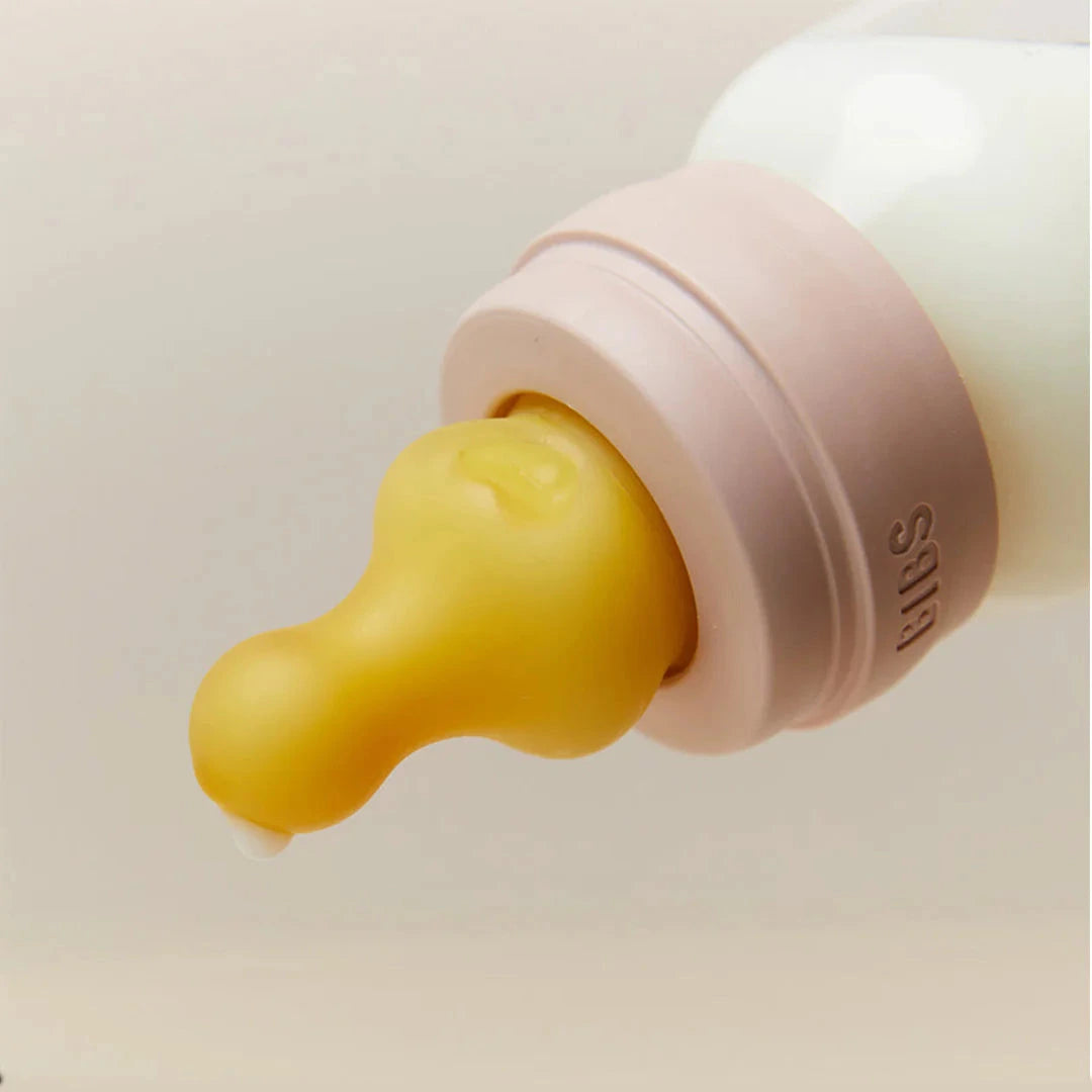 Pudelītes knupīši, Bottle Nipple Slow Flow, BIBS- vidēja plūsma, 2 gab, 5713795265275