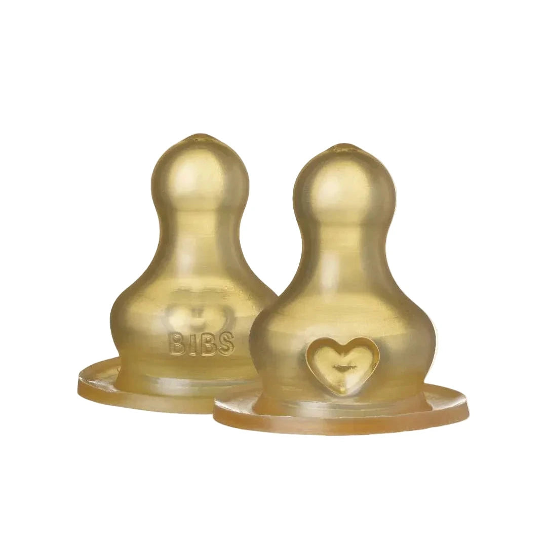 Pudelītes knupīši, Bottle Nipple Slow Flow, BIBS - lēna plūsma, 2 gab, 5713795265282
