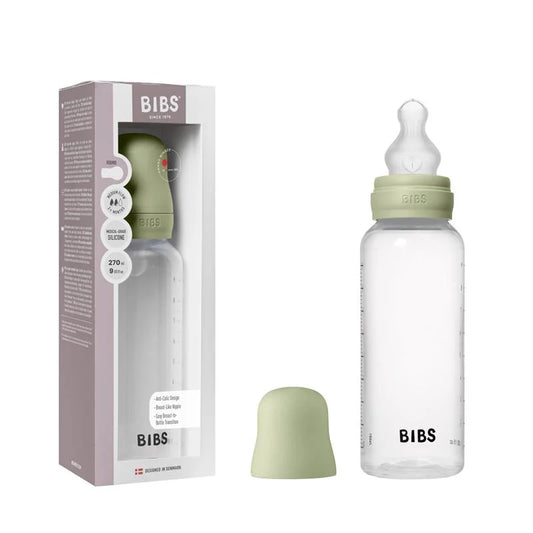 Mazuļu pudelīte, Baby Bottle Plastic, Sage, 270ml, BIBS, 5713795265398