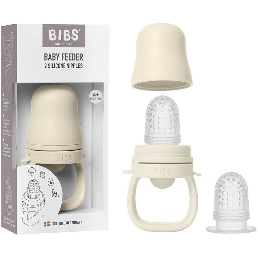 Fīderis/barošanas knupis, Baby Feeder Ivory, bēšs, BIBS, 4350239