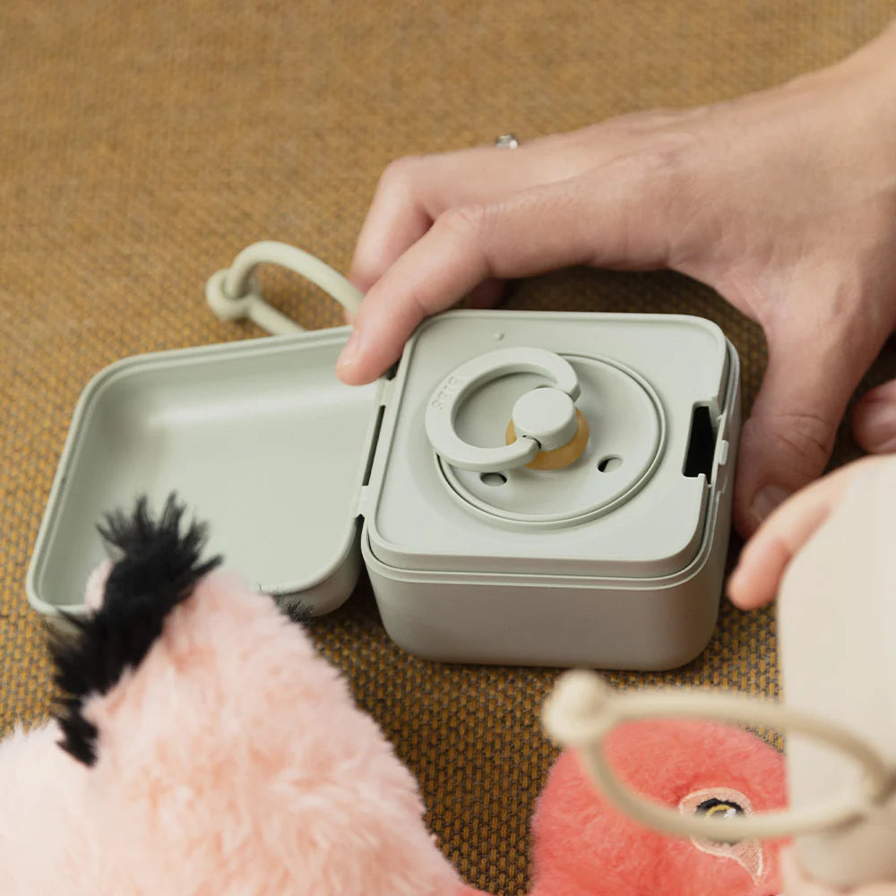 Knupīšu kaste Pacifier Box - Sage, BIBS