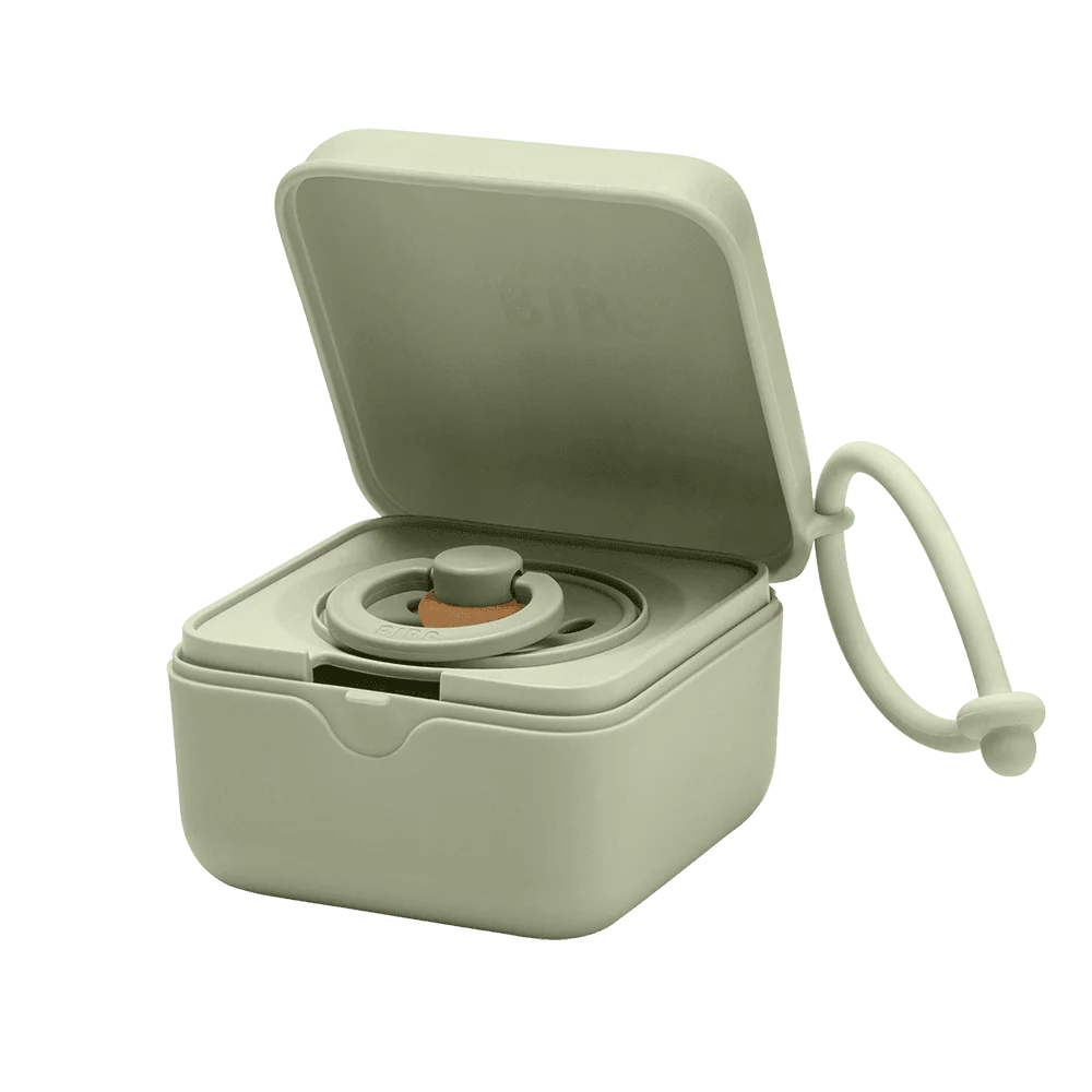 Knupīšu kaste Pacifier Box - Sage, BIBS