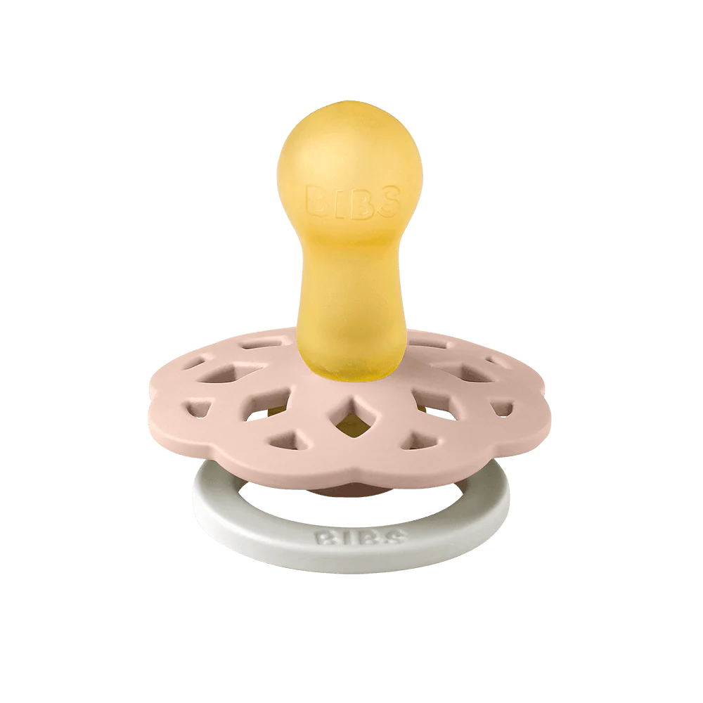 Knupīši - TUMSĀ SPĪDOŠI Boheme GLOW Blush & Vanilla, BIBS, 2 gab