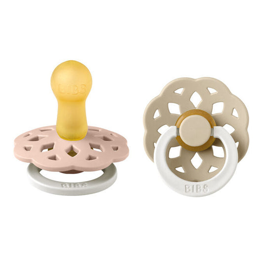 Knupīši - TUMSĀ SPĪDOŠI Boheme GLOW Blush & Vanilla, BIBS, 2 gab