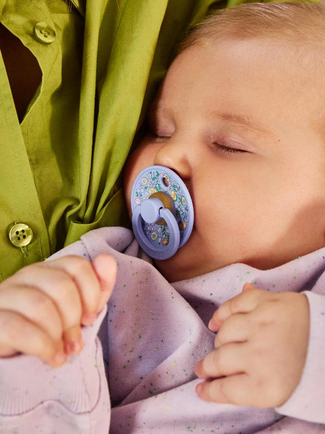 Knupīši - Liberty Colour Round Chloe Meadow & Ivory Mix, BIBS, 2 gab