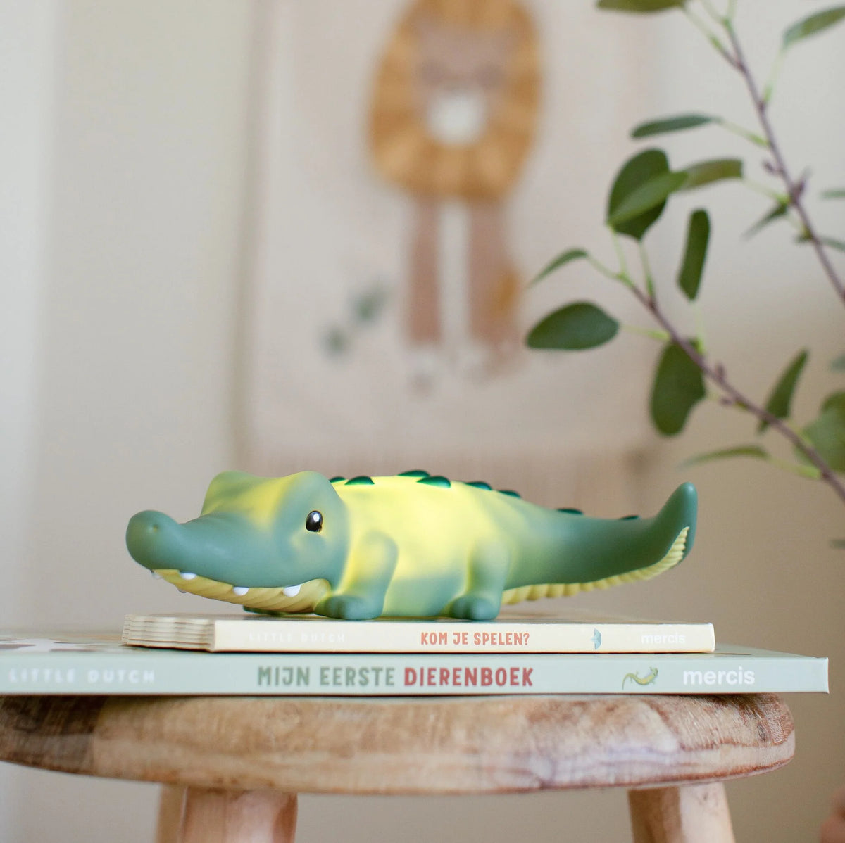 Naktslampiņa Crocodile, Night Light, Little Dutch, BT126917
