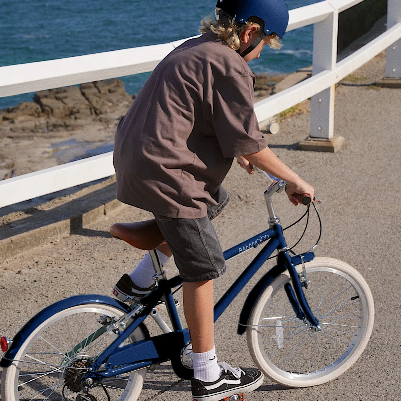 Bērnu divritenis 20 collas, Classic Bike Vintage Navy, Banwood, BW-CL20-NAVY