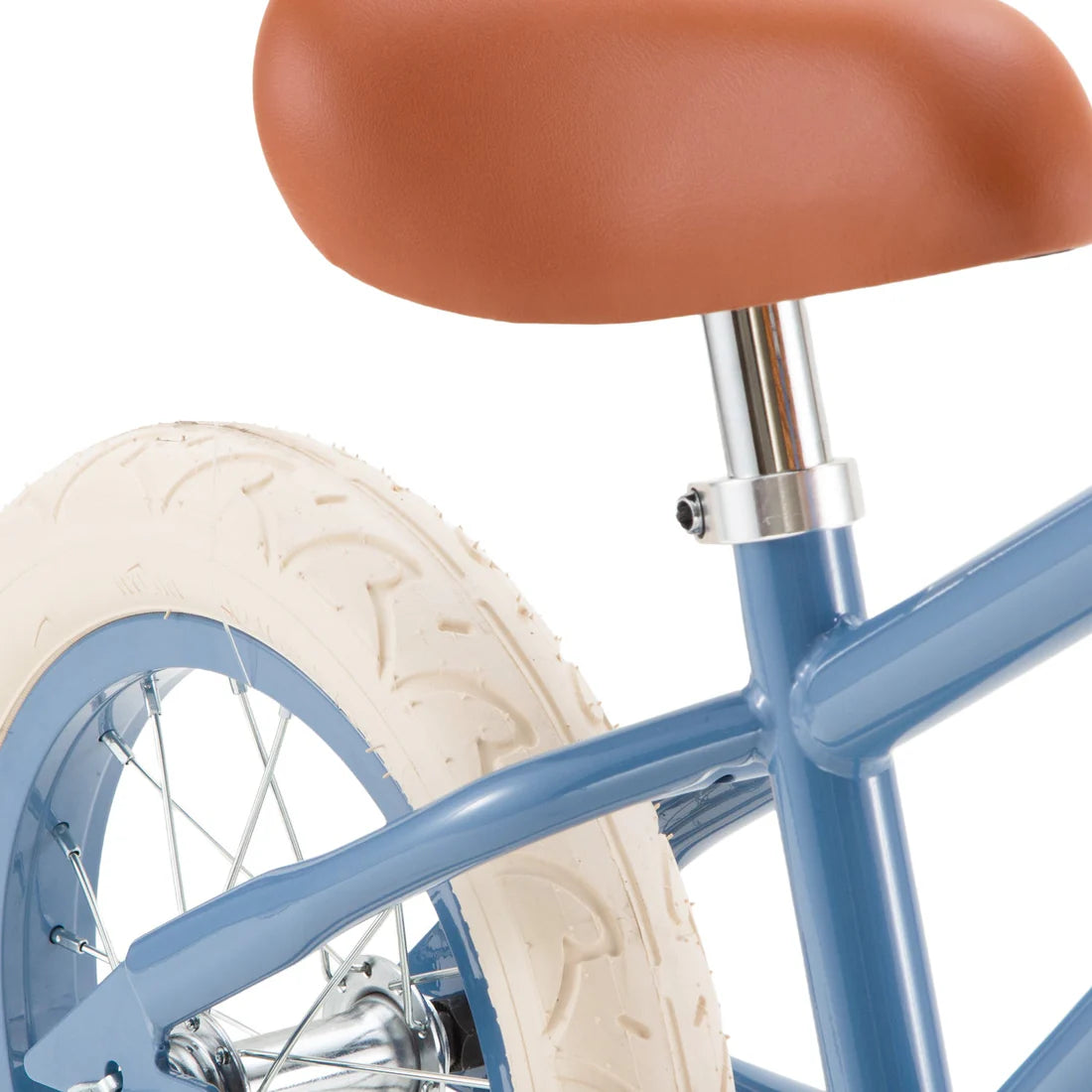 Zils bērnu skrejritenis ar grozu, Balance Bike First Go, Blue, Banwood