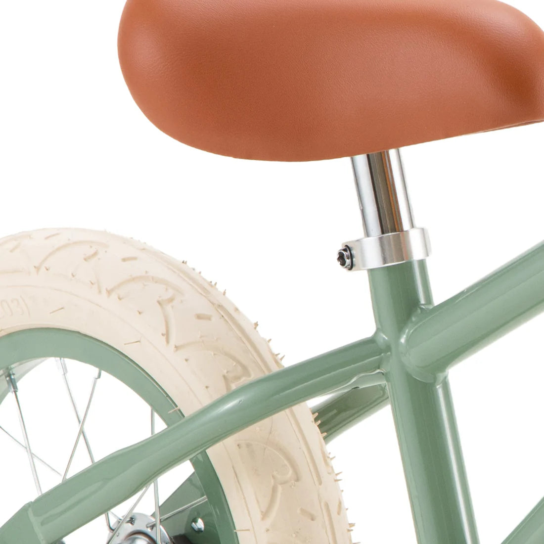 Zaļš bērnu skrejritenis ar grozu, Balance Bike First Go, Forest, Banwood